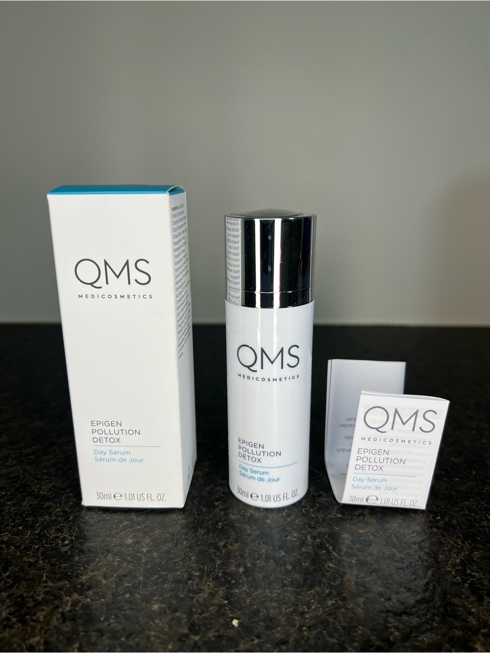 QMS Medicosmetics Epigen Pollution Detox Day Serum 1.01 Fl Oz Full Sz - OPEN BOX